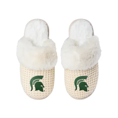 Michigan State Spartans FOCO Women's Open Back Slippers
