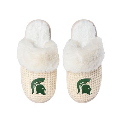 Women's FOCO Michigan State Spartans Open Back Slippers
