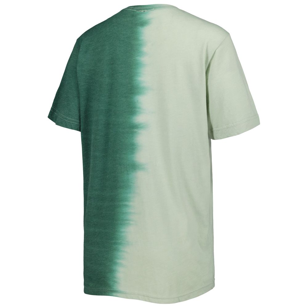 Women's Gameday Couture Green Michigan State Spartans Find Your Groove Split-Dye T-Shirt