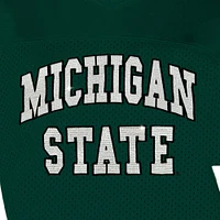 T-shirt à strass vert Gameday Couture pour femme des Spartans de l'État du Michigan jusqu'au coup d'envoi