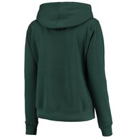 Women's Green Michigan State Spartans Arch & Logo 1 Pullover Hoodie