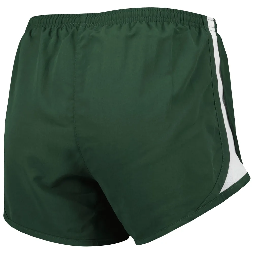 Short de sport Michigan State Spartans vert pour femme