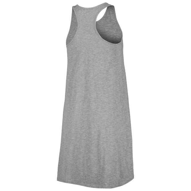 Robe débardeur à dos nageur côtier Michigan State Spartans pour femme, gris chiné