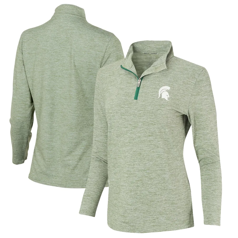 Lids Michigan State Spartans Colosseum Women's Team Oversized Pullover  Sweatshirt - Heathered Green