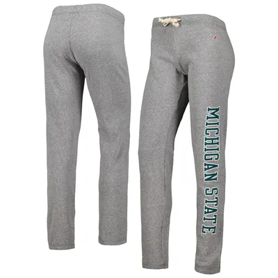 Michigan State Spartans League Collegiate Wear Women's Victory Springs Tri-Blend Jogger Pants - Heather Gray