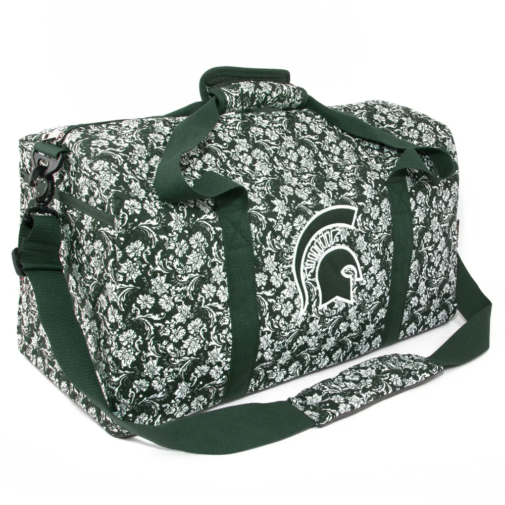 Vera Bradley Michigan State Spartans Rain Garden Large Travel Duffel Bag