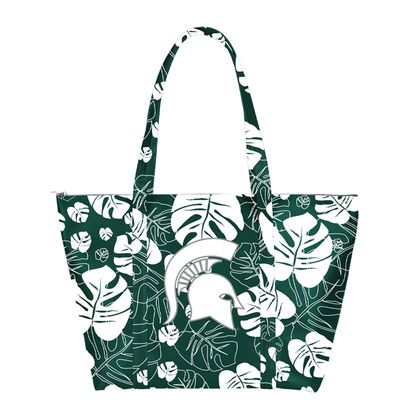 Women's Michigan State Spartans Palms Weekender Tote Bag