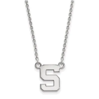 Michigan State Spartans Women's Sterling Silver Pendant Necklace
