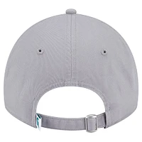 Casquette ajustable 9TWENTY pour femme avec logo Michigan State Spartans de New Era gris