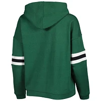 Sweat à capuche vert Pressbox pour femmes Michigan State Spartans Super Pennant