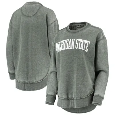 Michigan State Spartans Pressbox Women's Vintage Wash Pullover Sweatshirt