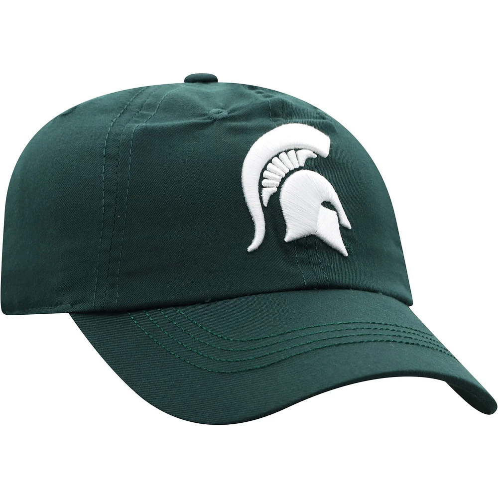 Chapeau ajustable vert Michigan State Spartans pour femmes