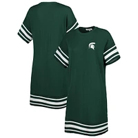 Robe t-shirt Touch Green Michigan State Spartans Cascade pour femme