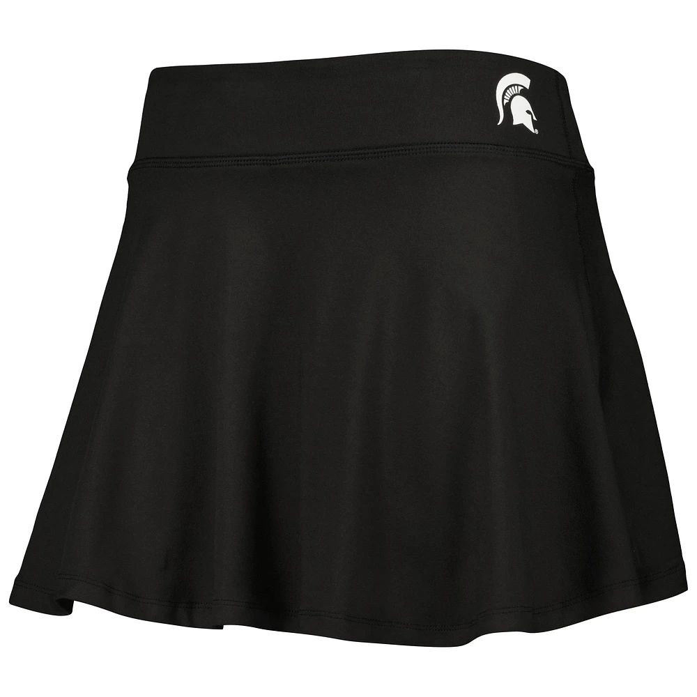 Women's ZooZatz Black Michigan State Spartans Flowy Skort