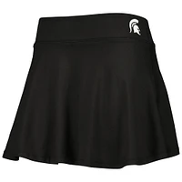 Women's ZooZatz Black Michigan State Spartans Flowy Skort