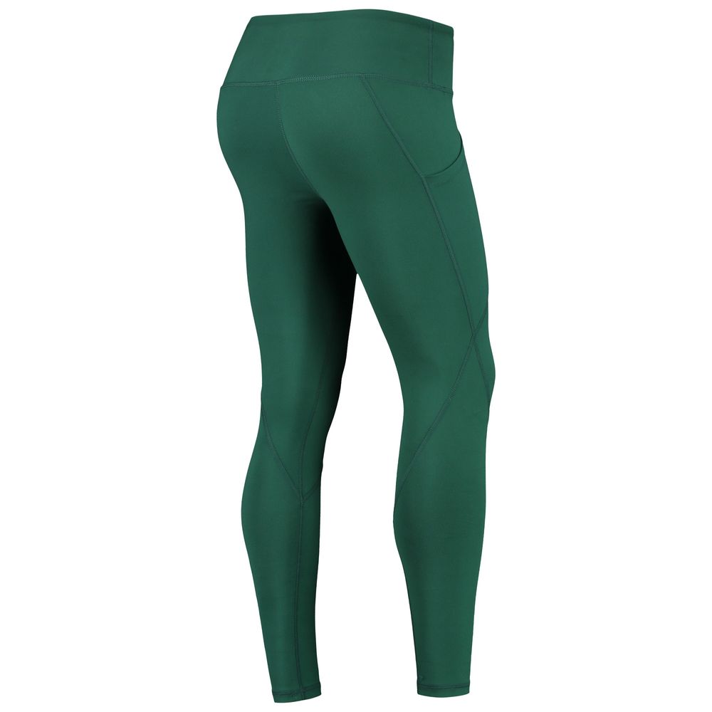 Women's ZooZatz Green Michigan State Spartans Pocketed Leggings