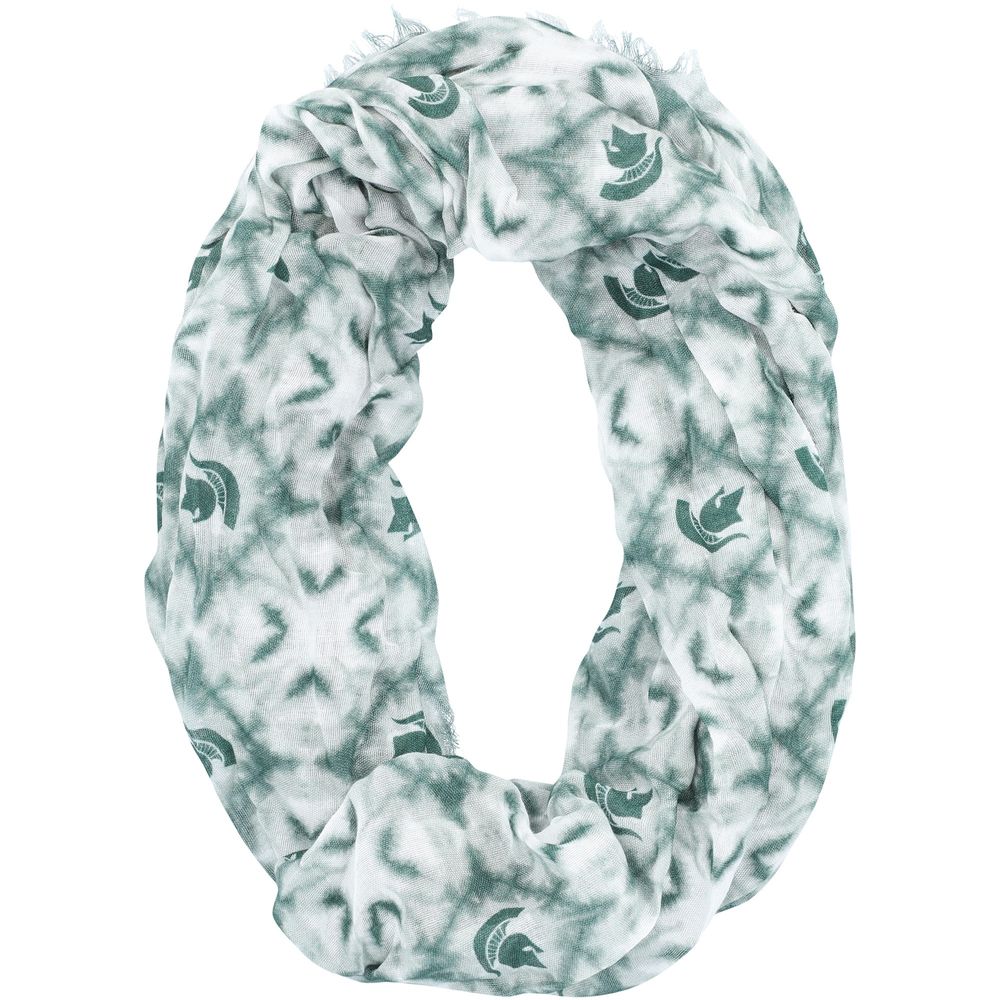 Women's ZooZatz Michigan State Spartans Tie-Dye Infinity Scarf