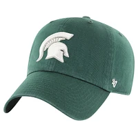 Casquette ajustable verte pour jeunes '47 Michigan State Spartans Clean Up