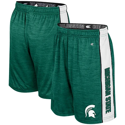 Short de contrôle créatif pour jeunes Colosseum Green Michigan State Spartans