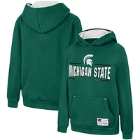 Youth Colosseum Green Michigan State Spartans Lead Guitarists Pullover Hoodie