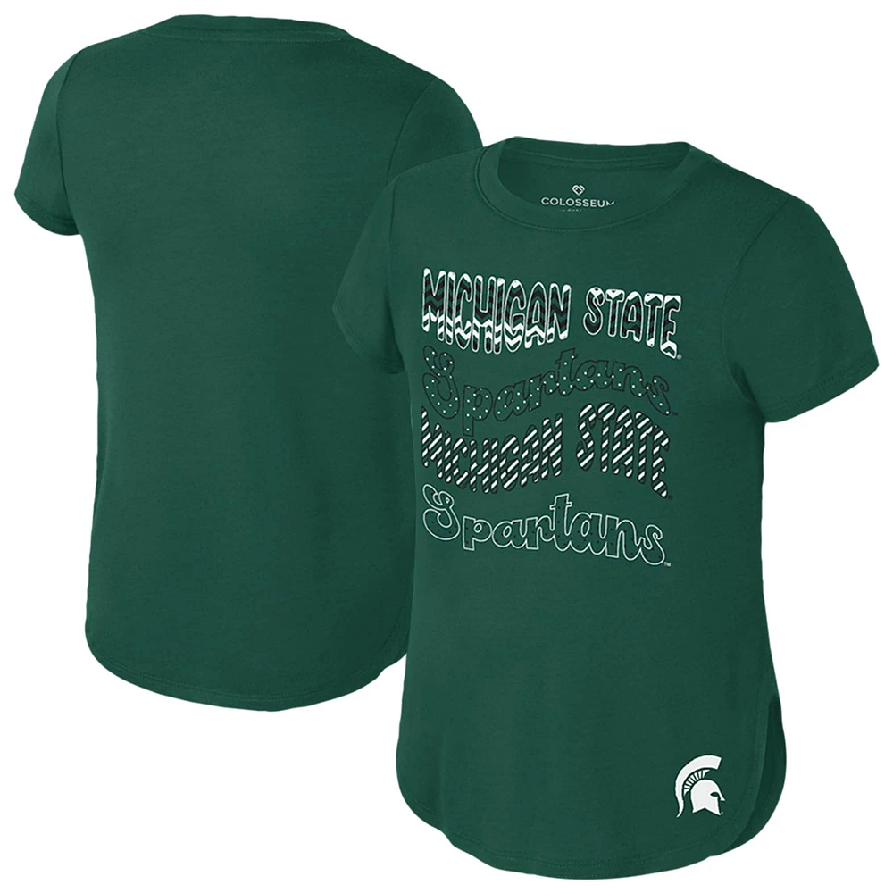 Youth Colosseum Green Michigan State Spartans Rogan T-Shirt