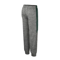 Pantalon polaire gris chiné Colosseum pour jeunes Michigan State Spartans