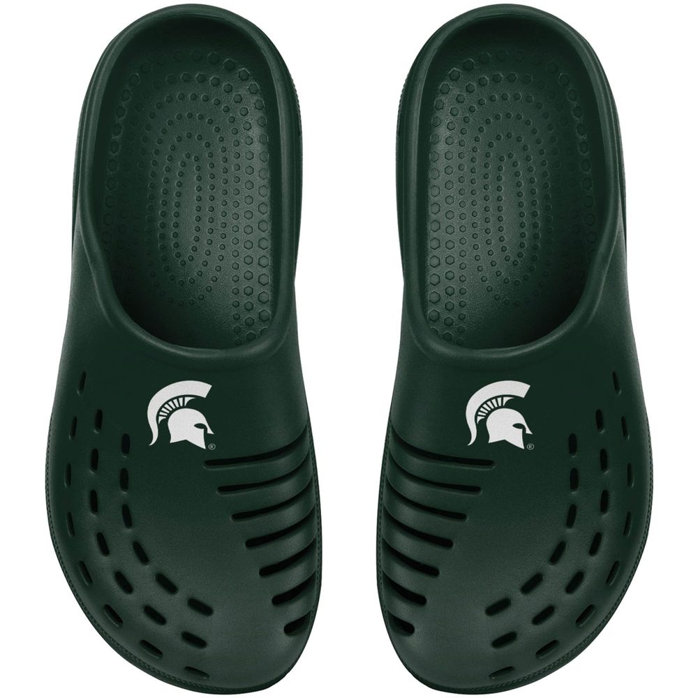 Youth FOCO Green Michigan State Spartans Sunny Day Clogs