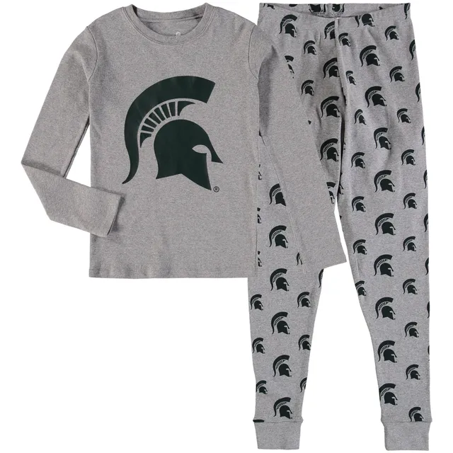 Preschool Heathered Gray Cleveland Browns Long Sleeve T-Shirt & Pants Sleep  Set