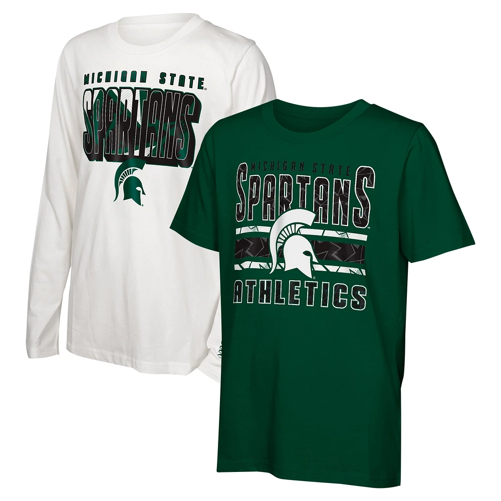 Youth Michigan State Spartans the Mix T-Shirt Combo Set