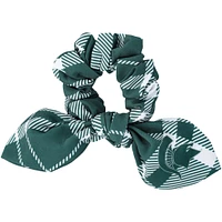 ZooZatz Michigan State Spartans Plaid Scrunchie with Bow