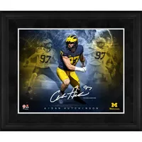 Tom Brady Michigan Wolverines Framed 15 x 17 Stars of the Game Collage -  Facsimile Signature