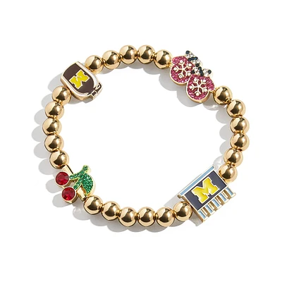 BaubleBar  Michigan Wolverines Mixed Icon Pisa Bracelet