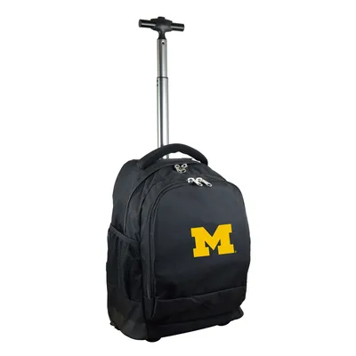 Michigan Wolverines 19'' Premium Wheeled Backpack