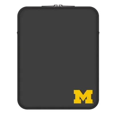 Michigan Wolverines Vertical Soft Sleeve Laptop Case - Black