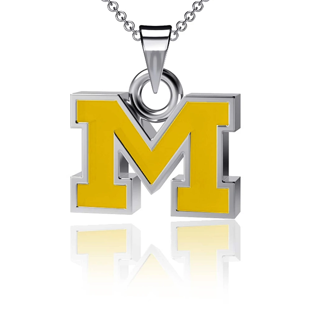 Dayna Designs Michigan Wolverines Petit pendentif en émail