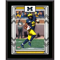 Donovan Peoples-Jones Michigan Wolverines 10.5" x 13" Sublimated Player Plaque