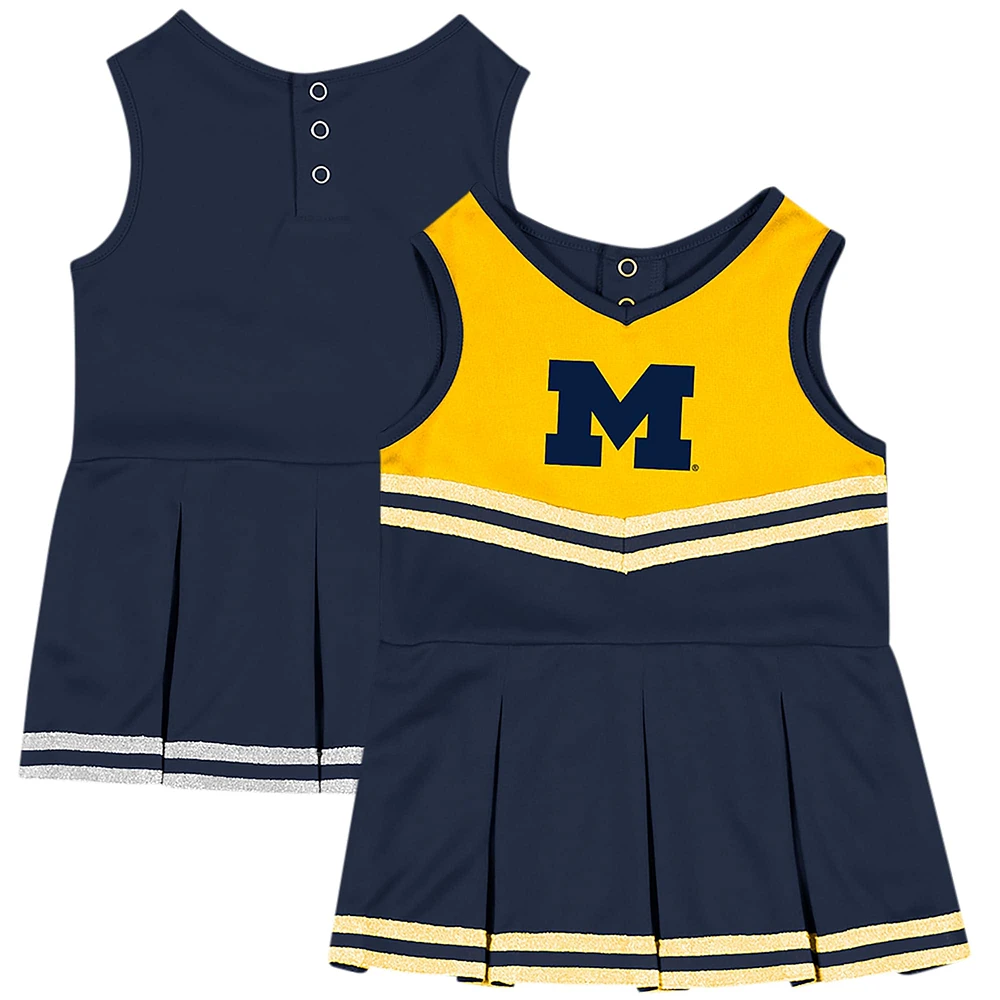 Robe de joie pour fille Colosseum Navy Michigan Wolverines Time For Recess