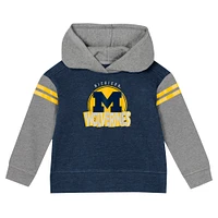 Girls Preschool Navy Michigan Wolverines Clubhouse Pullover Hoodie & Legging Set