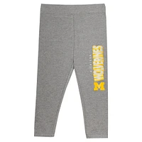 Girls Preschool Navy Michigan Wolverines Clubhouse Pullover Hoodie & Legging Set