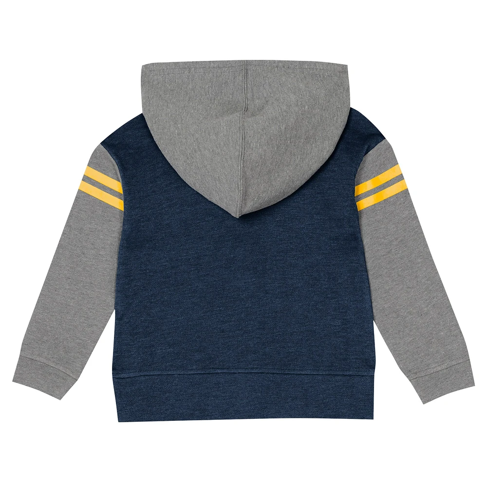 Girls Preschool Navy Michigan Wolverines Clubhouse Pullover Hoodie & Legging Set