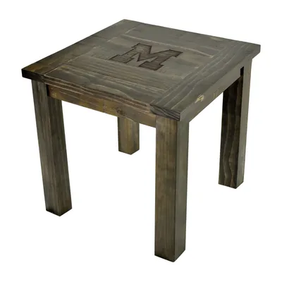Michigan Wolverines Imperial Reclaimed Side Table