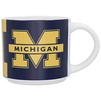 Indigo Falls Michigan Wolverines Two Pack 14oz Stackable Mug Set