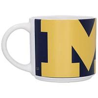 Indigo Falls Michigan Wolverines Two Pack 14oz Stackable Mug Set