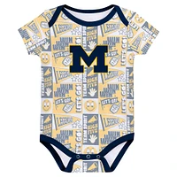 Infant Michigan Wolverines Sunday Comics 3-Pack Bodysuit Set