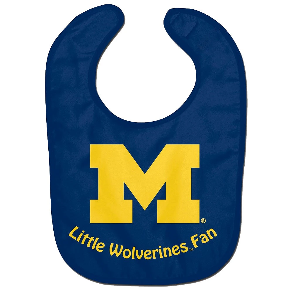 Bavoir pour bébé WinCraft Michigan Wolverines Lil Fan All Pro