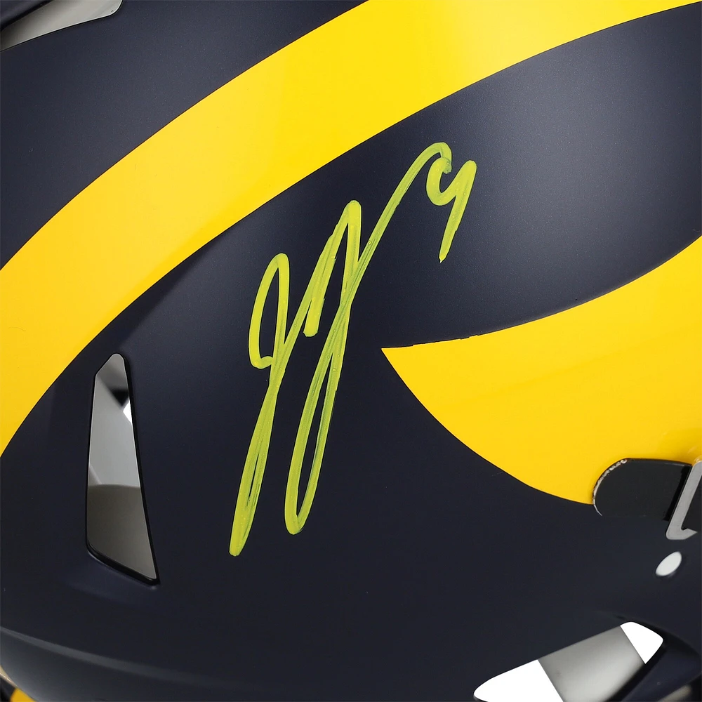 J.J. McCarthy Michigan Wolverines Autographed Riddell Speed Authentic Helmet 