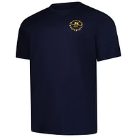 T-shirt à manches longues pour homme Fanatics bleu marine Michigan Wolverines Fast Break 2 Hit