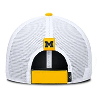 Men's Jordan Brand  Maize/White Michigan Wolverines Rise Adjustable Trucker Hat