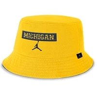 Men's Jordan Brand  Maize Michigan Wolverines Apex Bucket Hat