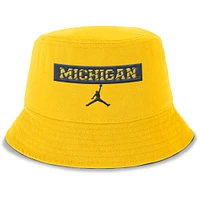 Men's Jordan Brand  Maize Michigan Wolverines Apex Bucket Hat